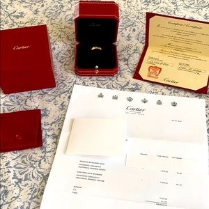 Cartier LOVE ring (small) 18K rose gold